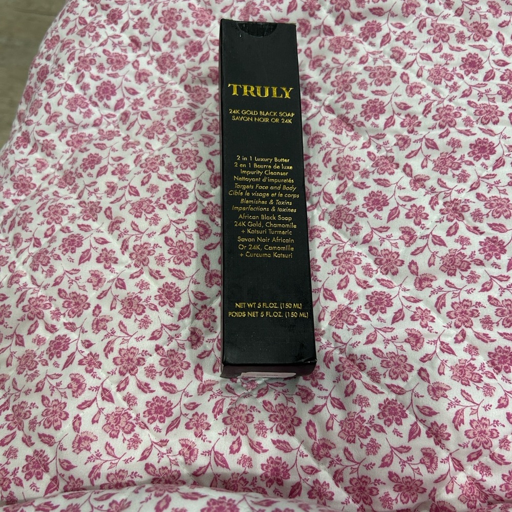 Truly African Black Soap with 24K Gold